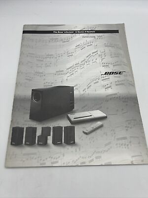 #ad Bose Lifestyle 12 Series II System Manual $9.99