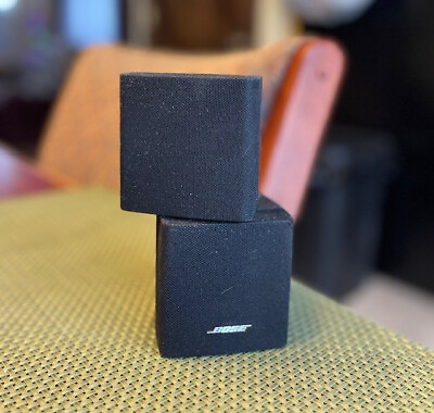 #ad 1 Bose Dual Cube Speakers Acoustimass Lifestyles Surround Satellite $24.99