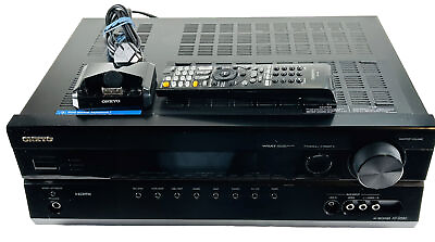 #ad #ad Onkyo 7.1 Home Theater Receiver HT R580 30 Pin iPod Adapter amp; OEM Remote Bundle $98.96