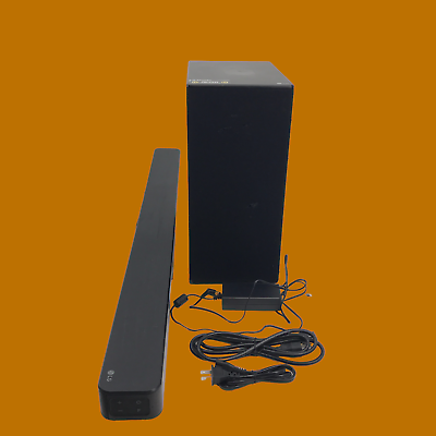 #ad LG Model SN6Y 3.1 Channel Soundbar with SPN5B W Subwoofer Black #U2810 $82.98