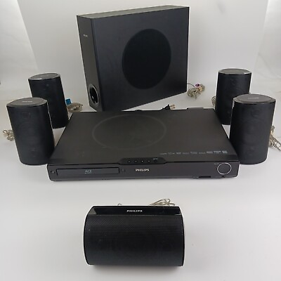#ad 3D Player 5 1 Surround Home Theater System Philips HTS3251B F7 System No Remote $99.99