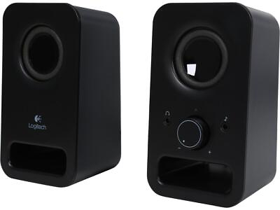 #ad Logitech Multimedia Speakers Z150 with Stereo Sound for Multiple Devices Black $41.38