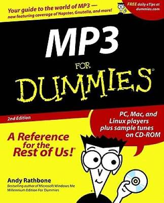 #ad MP3 For Dummies For Dummies Computers Paperback By Rathbone Andy GOOD $5.97