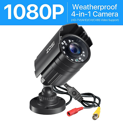 #ad ZOSI 2MP HDMI Security Camera 4 IN 1 1080p Outdoor night vision CCTV Home System $18.46