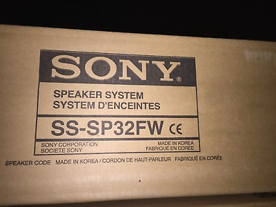 #ad Sony SS SP32FW Surround Sound Speakers NEW. $30.00