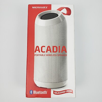 #ad Merkury Acadia Portable Wireless Speaker MI S065B 199 Bluetooth Micro SD USB $21.99