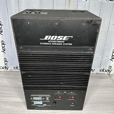 #ad BOSE Acoustimass Model 2683 Powered Speaker System Subwoofer Black **UNETSTED** $44.95