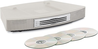 #ad Bose Wave Music System AWRCC2 Multi CD Changer Platinum White $298.00