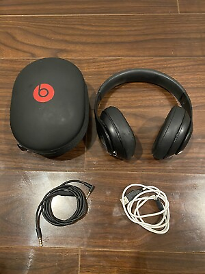 #ad Beats By Dre Studio Wireless Headphones Case Extra Cables $59.99