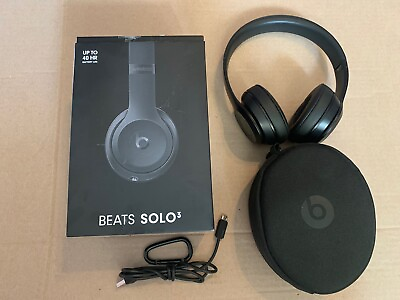 #ad Beats by Dr. Dre Beats Solo 3 Wireless Bluetooth Headphones Matte Black $85.00