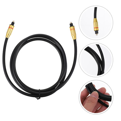 #ad Tv Sound Bar Digital Output Cable Audio Line Black Speakers $8.22