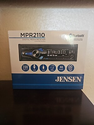 #ad Jensen MPR2110 Single Din Mechless Receiver $44.99