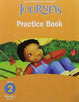 #ad Houghton Mifflin Harcourt Journey Practice Book Grade 2 Vol. 1 GOOD $5.29