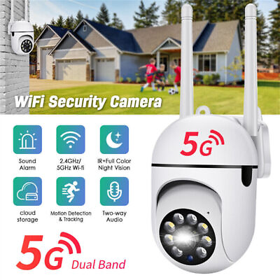 #ad Wireless Security Camera System Outdoor Home 5G Wifi Night Vision Cam 1080P HD $18.99