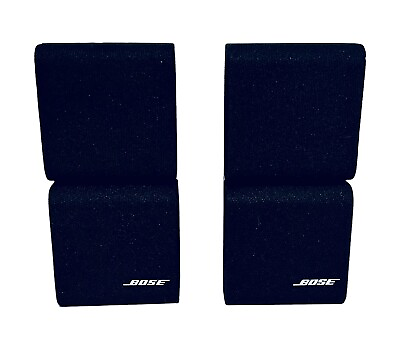 #ad Pair of Bose Redline Double Cube Speakers Lifestyle Acoustimass Tested Works $37.99