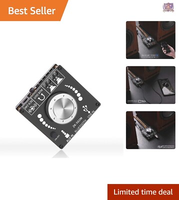 #ad High Powered Mini Bluetooth Amplifier 50W50W Bluetooth AUX USB Input $25.62