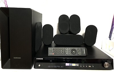 #ad Samsung HT X40 5.1 Channel All in One Home Theater System DVD Player FULL SYSTEM $99.99