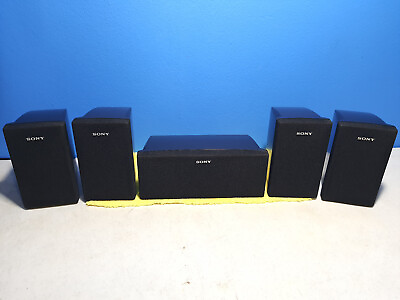 #ad Sony speakersHOME THEATER SPEAKER KIT BLACK MATCH SET $79.99
