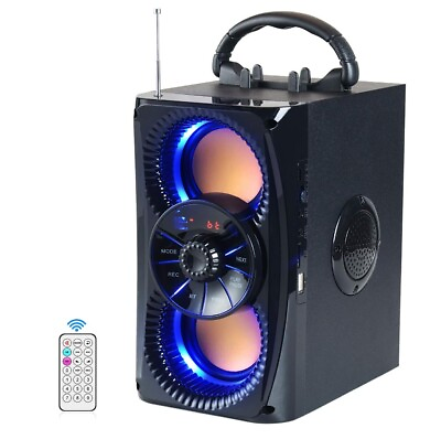 #ad DINDIN Bluetooth Speaker Portable Wireless Speakers with Lights travel indoor $25.00