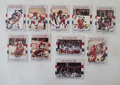 #ad 1980 U.S. Olympic Hockey Team TEN CARD SET 1991 Craig Eruzione Suter Brooks $9.95