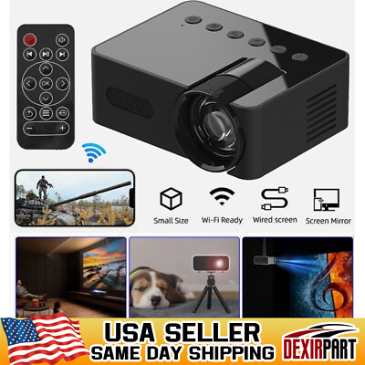 #ad Projector Mini Projector Full HD 1080P Portable Home Theater Video Projector $31.52