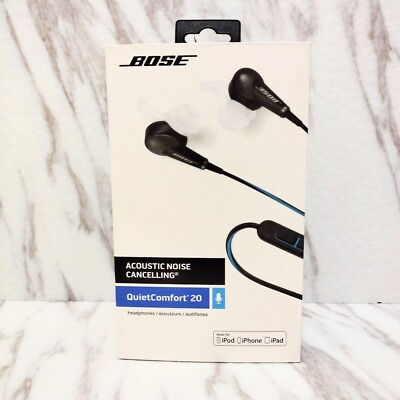 #ad Bose QC20 Black QuietComfort 20 Acoustic Noise Cancelling Headphones for Apple $290.00