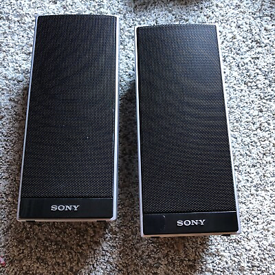 #ad Sony Speaker System SS TS72 Home Theater System Replacement Speakers Front R amp; L $20.32