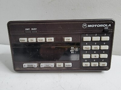 #ad Motorola Kit Systems 9000 2 Way Radio Head Control Brown Plastic Used $17.63