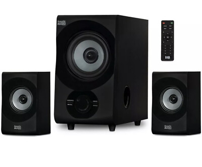#ad Acoustic Audio Home 2.1 Bluetooth 3 Speaker System for Multimedia Laptop Desktop $95.28