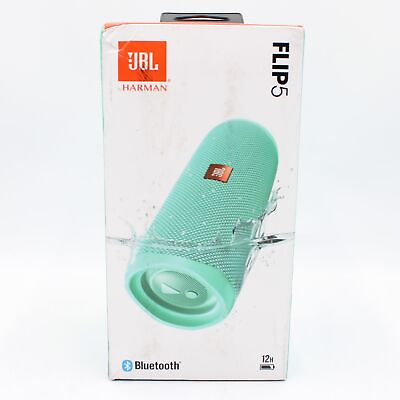#ad JBL Flip 5 Bluetooth Waterproof Speaker Teal 0050036359306 $74.99
