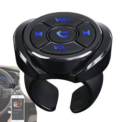 #ad Car Steering Wheel Control Button Remote Controller Smart Wireless For Car Radio $11.99