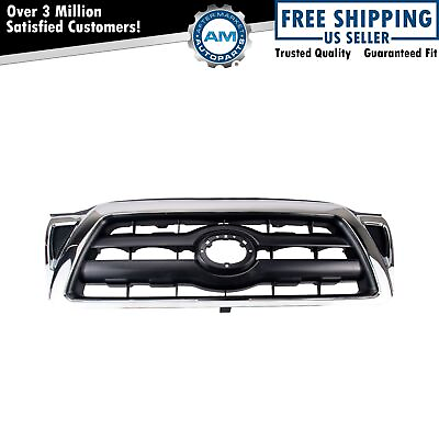 #ad Grille Black with Chrome Surround for 05 10 Toyota Tacoma NEW $111.23