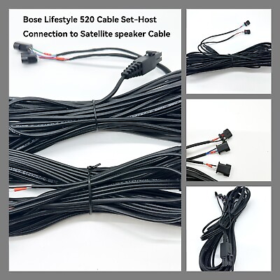 #ad Bose Lifestyle 520 Cable Set Host Connection to Satellite speaker Cable $89.99