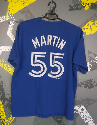 #ad Russell Martin Toronto Blu Jays Jersey Size XL Shirt Majestic ig93 $14.44