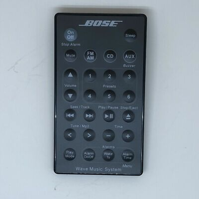 #ad Genuine Bose Wave Music System Black Remote Control for AWRCC1 AWRCC2 Radio CD $11.72