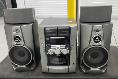 #ad Sony MHC M300AV Stereo System 501 CD Changer And Tape. w Remote $560.00