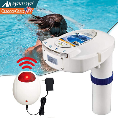 #ad 4 Modes Pool Alarm Safety Inground Above Ground Guard Alert W In Home Receiver $124.99