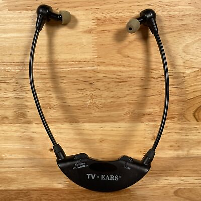 #ad TV Ears 5.0 21502F Black TV Hearing Aid Wireless Headsets For Home amp; Office Use $36.12