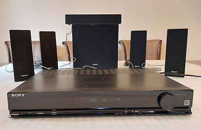 #ad SONY STR KS380 Home Entertainment Surround Sound System WITH 6 Speakers. $150.00