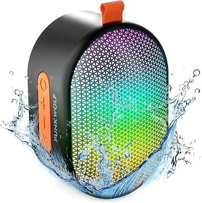 #ad Bluetooth Speakers Portable Wireless Speaker with RGB Lights HD Sound 5 Watts Co $35.43