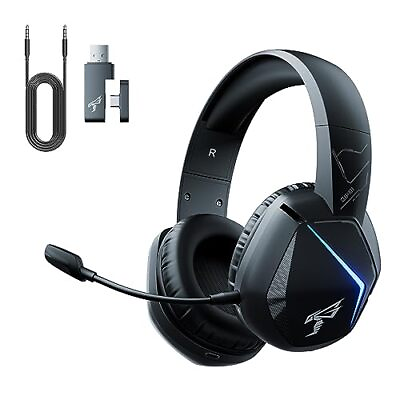 #ad GS401PRO Wireless Gaming Headset with Microphone Bluetooth 5.2 Wireless Head... $65.29