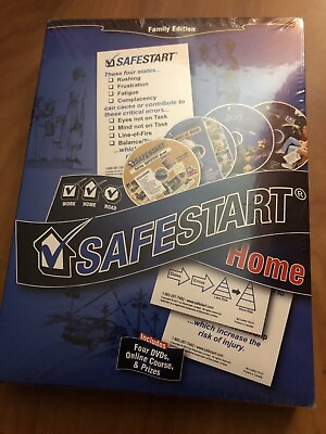 #ad Family Edition SafeStart Home 4 DVDs NEW SEALED TOTE L $3.85