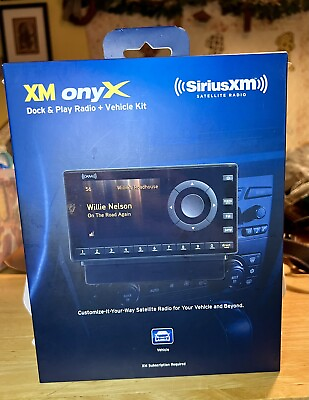 #ad Sirius XM Onyx Satellite Radio amp; Vehicle Kit w Accessories Model XDNX1V1 NEW $33.50