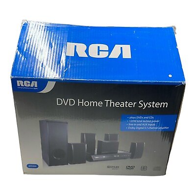 #ad RCA DVD Home Theater System RTD396 New Open Box $109.59