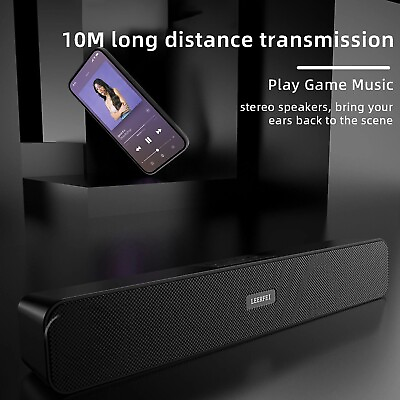 #ad Wireless Bluetooth Sound Bar Speakers Stereo Surround Subwoofers TV Home Theater $24.99