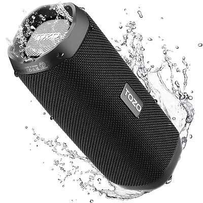 #ad TOZO PA2 Waterproof Portable Bluetooth Speaker with 3 EQ Modes Dual Drivers $49.99