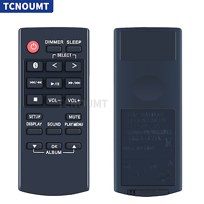 #ad #ad N2QAYB001215 Remote Control For Panasonic Sound System SC AKX320 SC AKX320E K $12.99