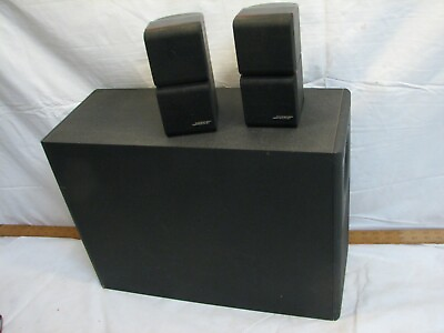 #ad Bose Acoutstimass 5 Series II Audio Music Speaker System Woof 2 Satellite $199.99