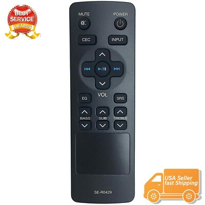 #ad SER0429 SE R0429 Remote for Toshiba SBX4250KN SBX4250 Soundbar Speaker System $7.65