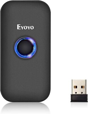 #ad Eyoyo 2Pack Bluetoothamp;USB Wired amp; 2.4 Wireless Bar Code Reader For Windows iOS $65.23